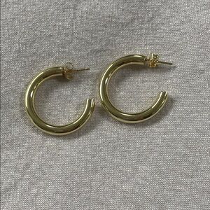 Elegant Gold Hoop Earrings